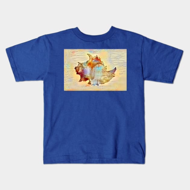 Caracol Rosada Kids T-Shirt by ArtlyStudio